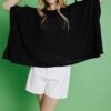 Shop Lux Black Fine Knit Kaftan and women's luxury and designer clothes at www.lux-apparel.co.uk