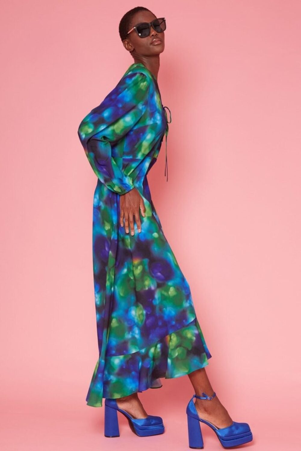 Shop Lux Cleo Silk Blend Maxi Dress and women's luxury and designer clothes at www.lux-apparel.co.uk