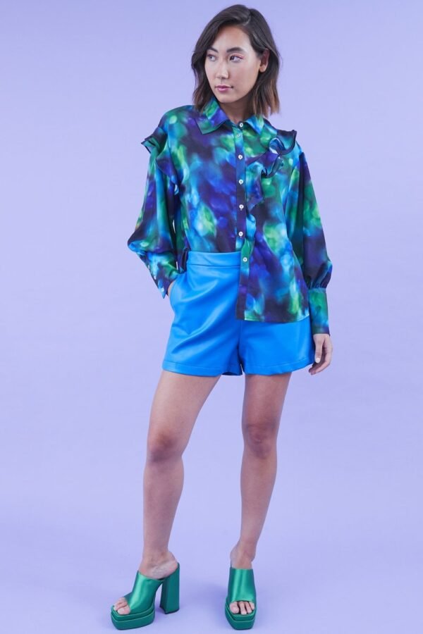 Shop Lux Cleo Silk Blend Oversized Shirt and women's luxury and designer clothes at www.lux-apparel.co.uk