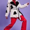 Shop Lux Eco Bamboo Faux Fur Coat with Love Heart Detailing and women's luxury and designer clothes at www.lux-apparel.co.uk