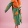 Shop Lux Eco Bamboo Faux Fur Coat with Love Heart Detailing and women's luxury and designer clothes at www.lux-apparel.co.uk