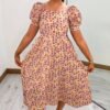 Shop Lux Floral Dress and women's luxury and designer clothes at www.lux-apparel.co.uk