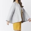 Shop Lux Grey Luxury Faux Suede Jacket and women's luxury and designer clothes at www.lux-apparel.co.uk