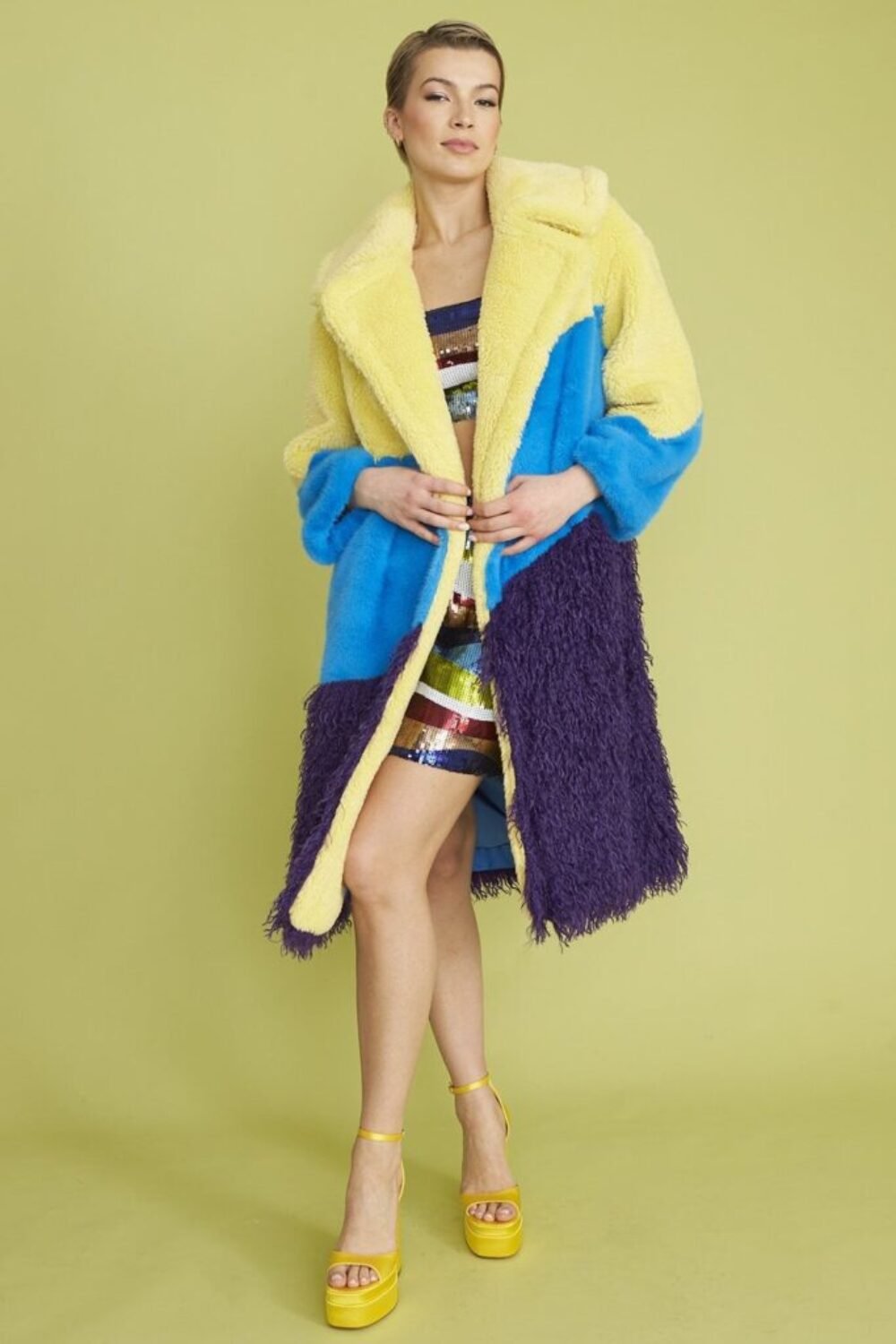 Shop Lux Handmade Bamboo Eco Faux Fur Coat and women's luxury and designer clothes at www.lux-apparel.co.uk
