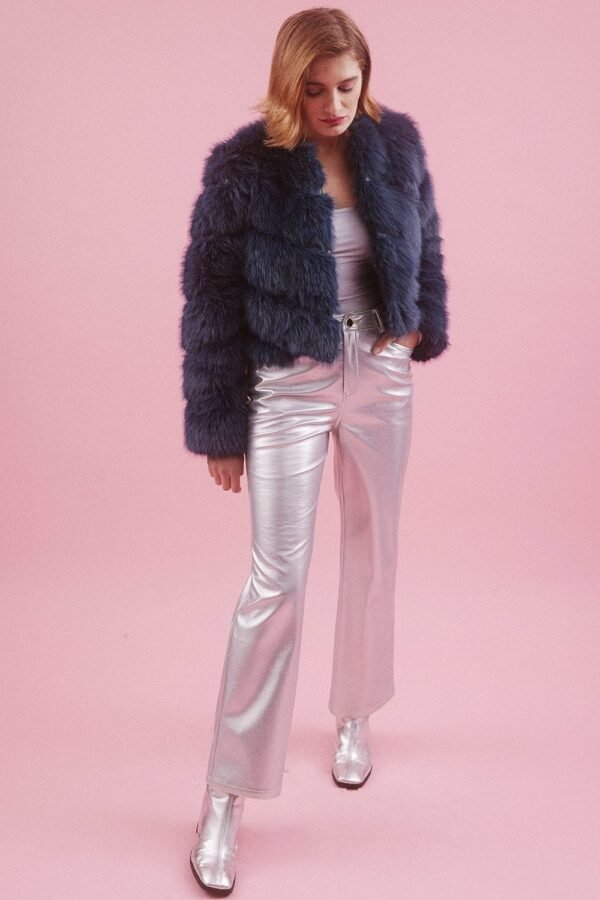 Shop Lux Handmade Bamboo Faux Fur Jacket and women's luxury and designer clothes at www.lux-apparel.co.uk