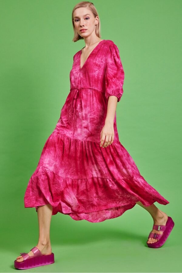 Shop Lux Love Herb Ruffle Shirt Dress and women's luxury and designer clothes at www.lux-apparel.co.uk