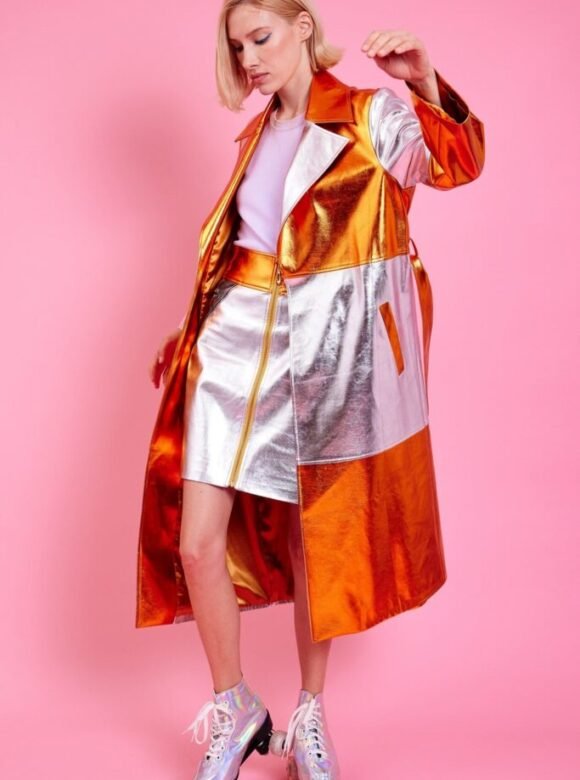 Shop-Metallic-Hand-Cut-Patchwork-Trench-Coat-at-www.lux-apparel.co_.uk-2