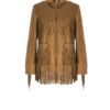 Shop Lux Mocha Faux Suede Jacket and women's luxury and designer clothes at www.lux-apparel.co.uk