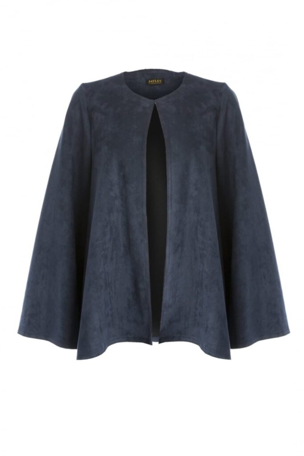Shop Lux Navy Luxury Faux Suede Jacket and women's luxury and designer clothes at www.lux-apparel.co.uk