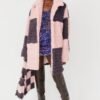 Shop Lux Oversized Black and White Midi Checkered Coat and women's luxury and designer clothes at www.lux-apparel.co.uk