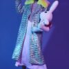 Shop Lux Purple Multi Coloured Sequin Trench Coat and women's luxury and designer clothes at www.lux-apparel.co.uk