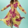 Shop Lux Rayon Blend Sienna Floral Maxi Dress and women's luxury and designer clothes at www.lux-apparel.co.uk