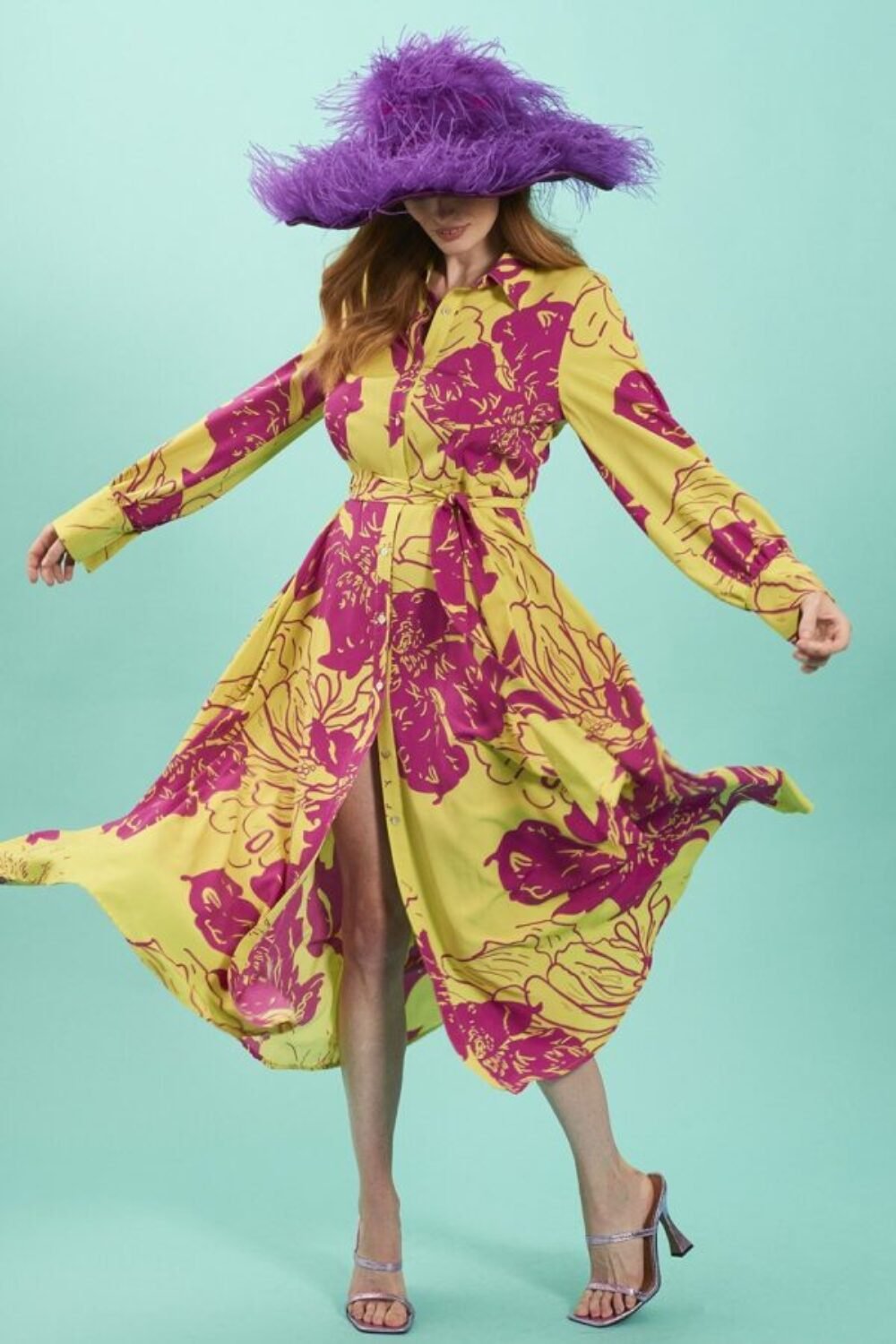 Shop Lux Rayon Blend Sienna Floral Maxi Dress and women's luxury and designer clothes at www.lux-apparel.co.uk