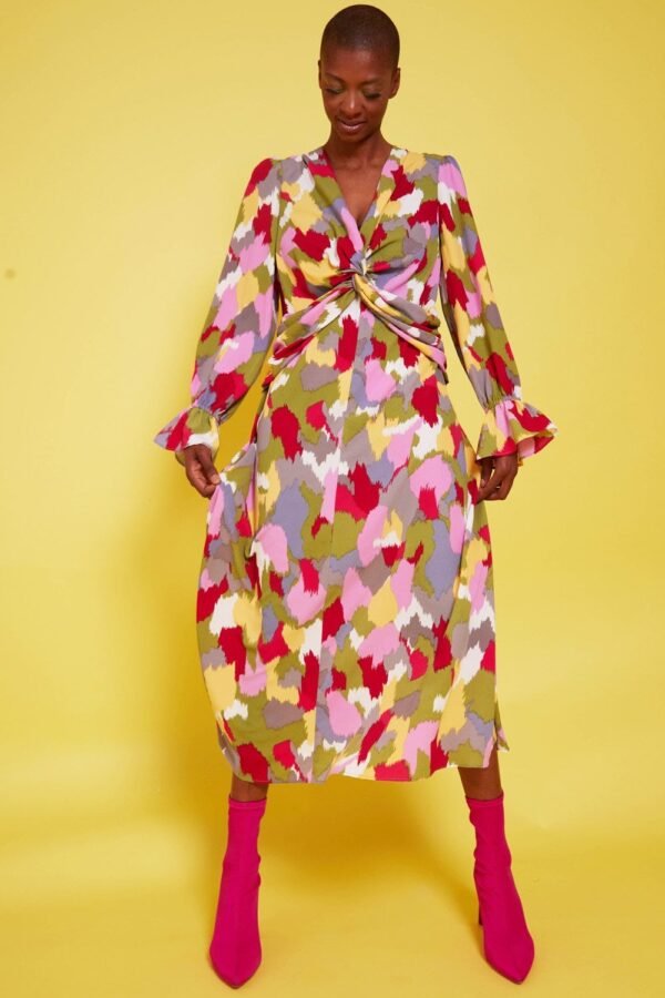 Shop Lux Silk Blend Floral Maxi Dress and women's luxury and designer clothes at www.lux-apparel.co.uk