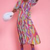 Shop Lux Silk Blend Wrap Dress and women's luxury and designer clothes at www.lux-apparel.co.uk