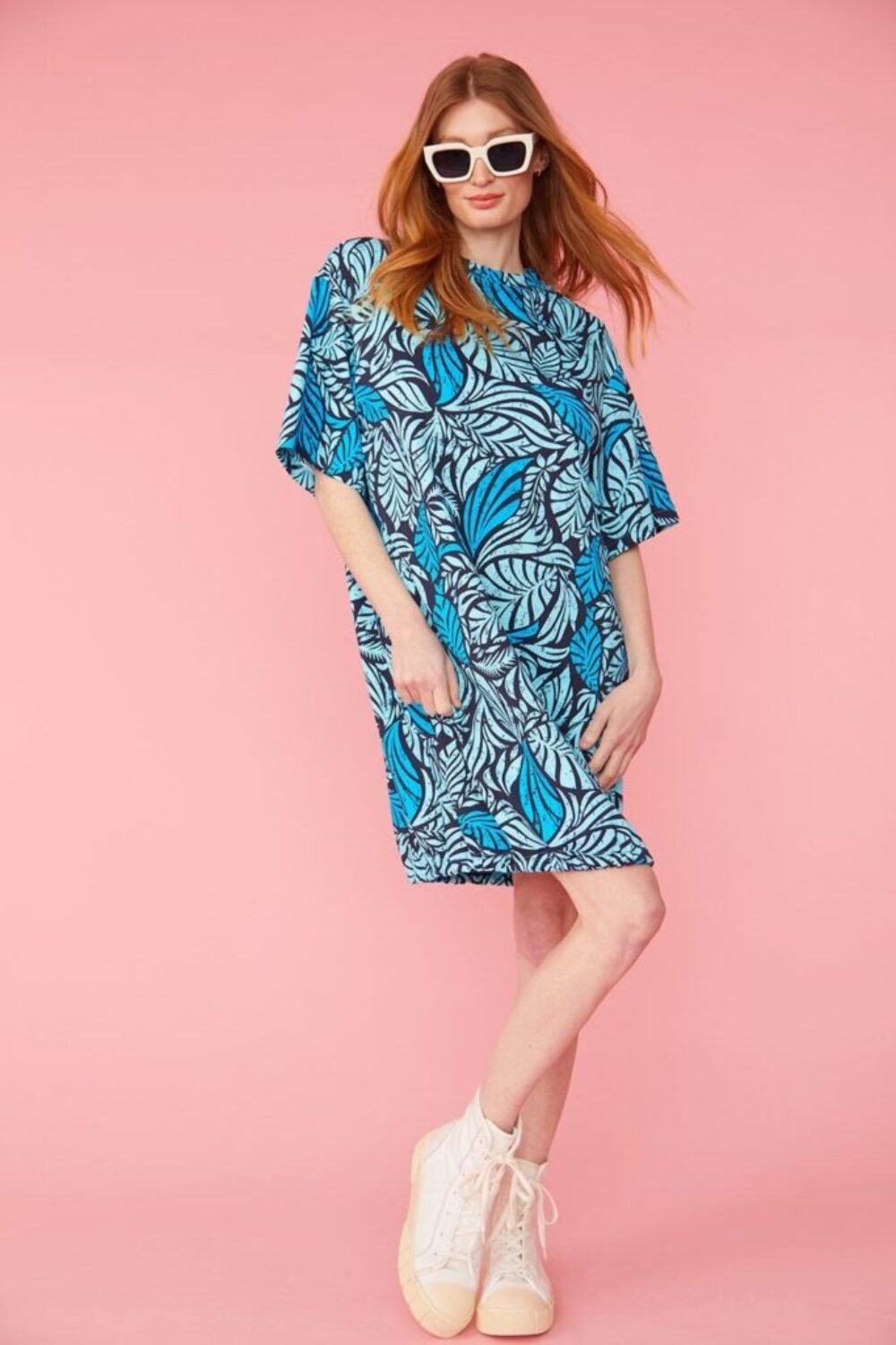 Shop Lux Tropical Print Scuba Dress and women's luxury and designer clothes at www.lux-apparel.co.uk