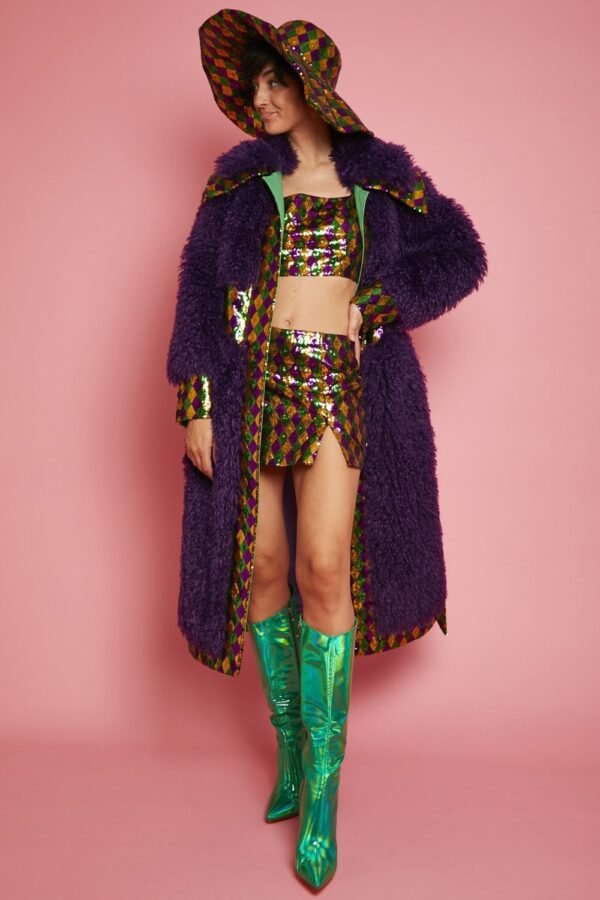 Shop-Purple-Knitted-Bamboo-and-Mongolian-Coat-at-www.lux-apparel.co.uk